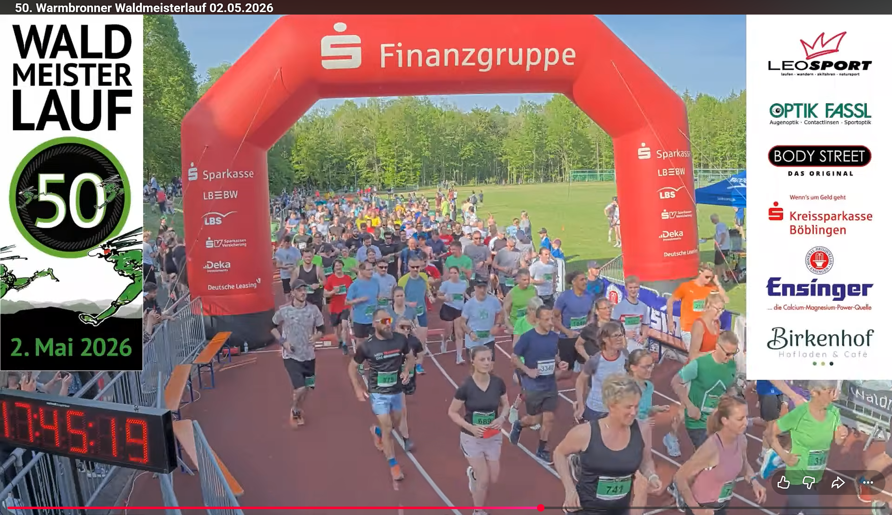 Waldmeisterlauf YouTube Video